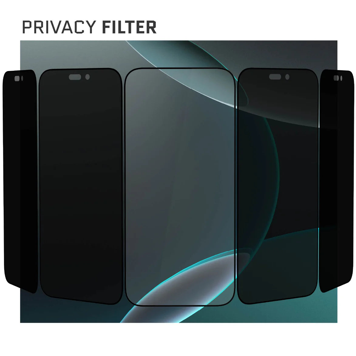 Protector de pantalla iPhone 17 Pro Max | GHOSTEK (Privacy & Clear)