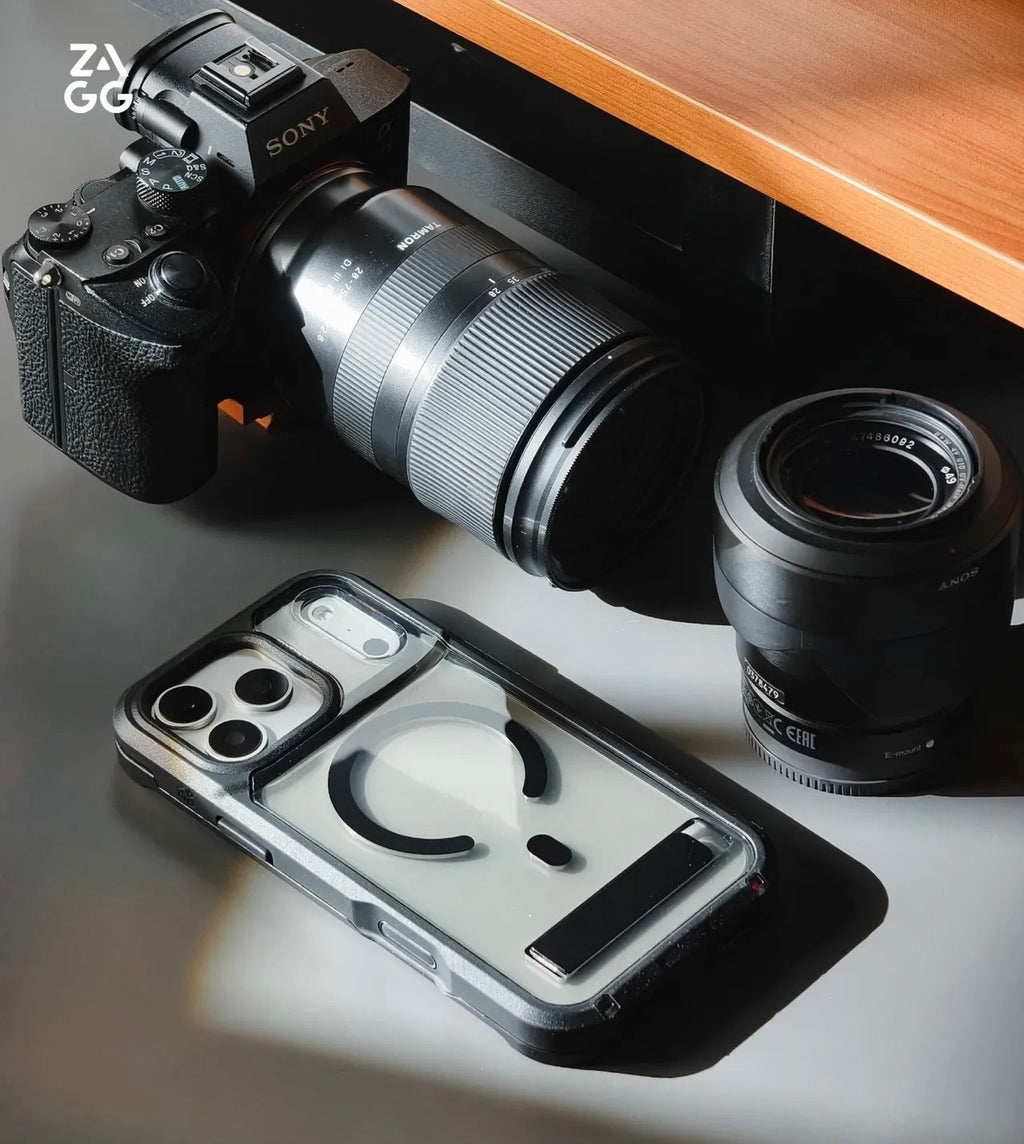 Cover iPhone 17 Pro Max | ZAGG Rainier Snap con Kickstand