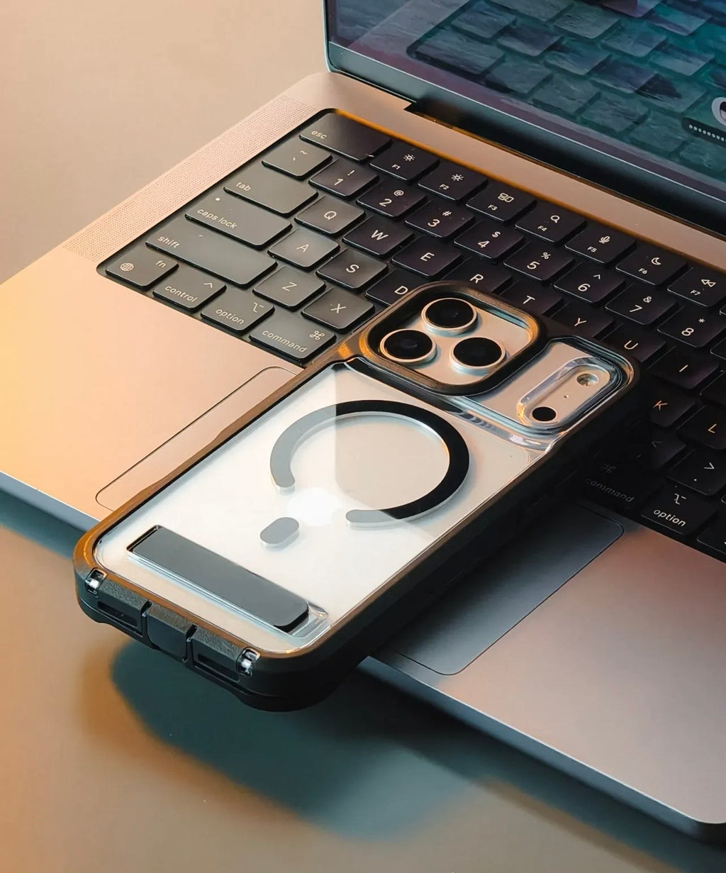 Cover iPhone 17 Pro Max | ZAGG Rainier Snap con Kickstand