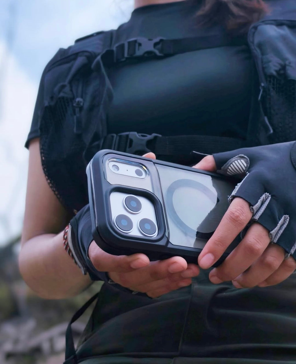 Cover iPhone 17 Pro Max | ZAGG Rainier Snap con Kickstand