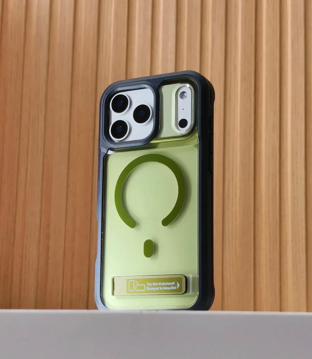 Cover iPhone 17 Pro Max | ZAGG Rainier Snap con Kickstand