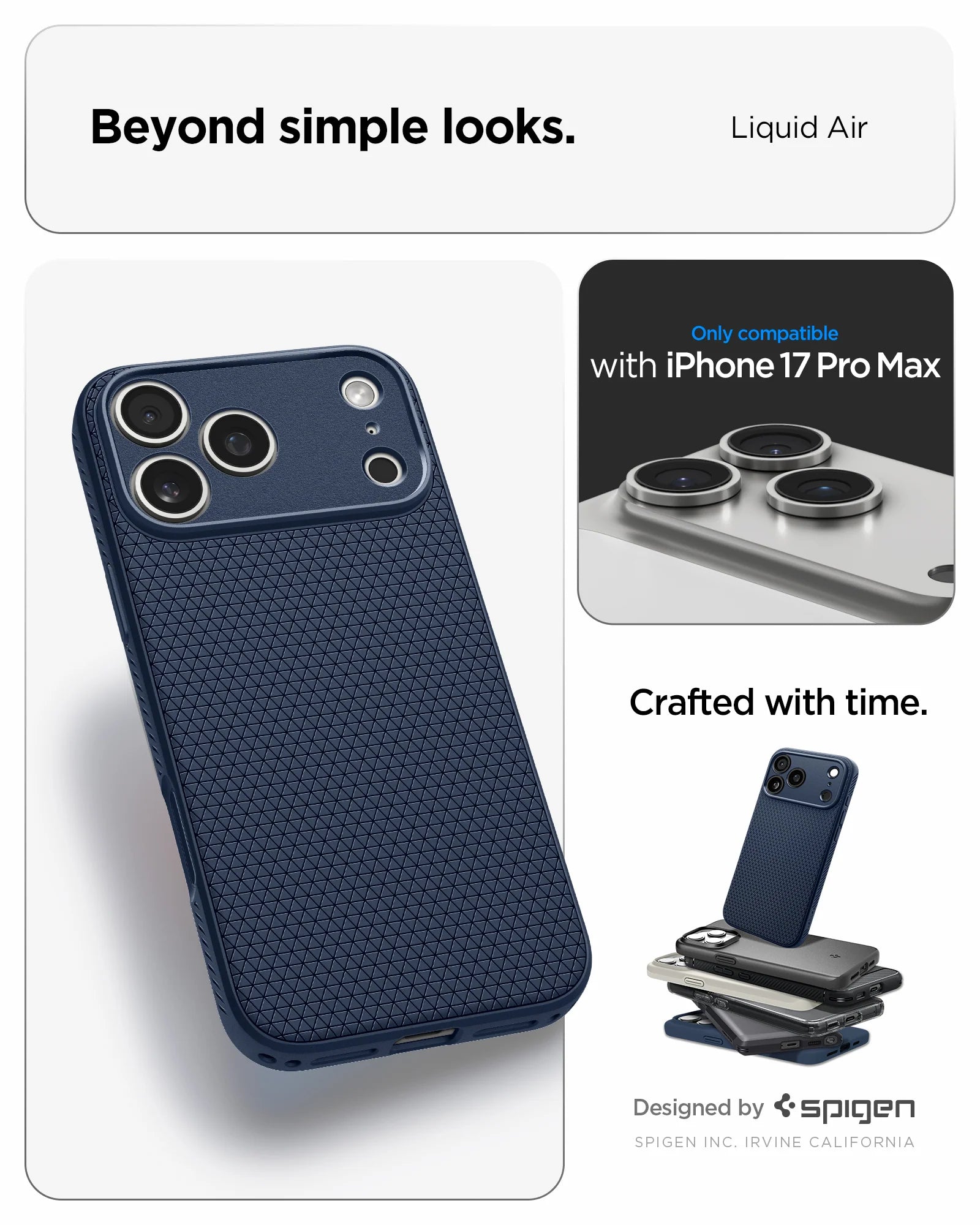 Cover iPhone 17 Pro Max | Spigen Liquid Air Shockproof