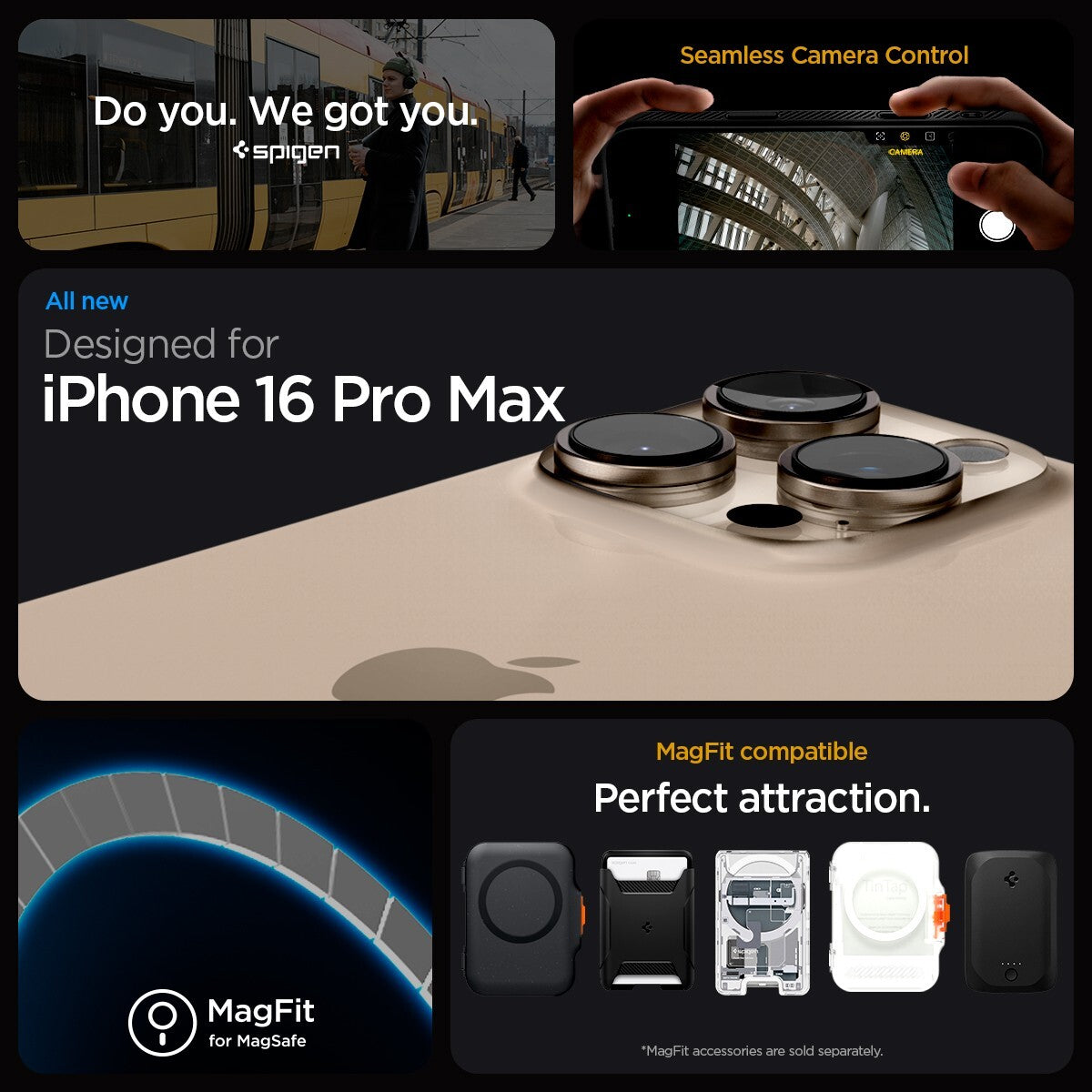 Cover iPhone 16 Pro Max | Spigen Liquid Air T (Mag Fit + Camera Control)