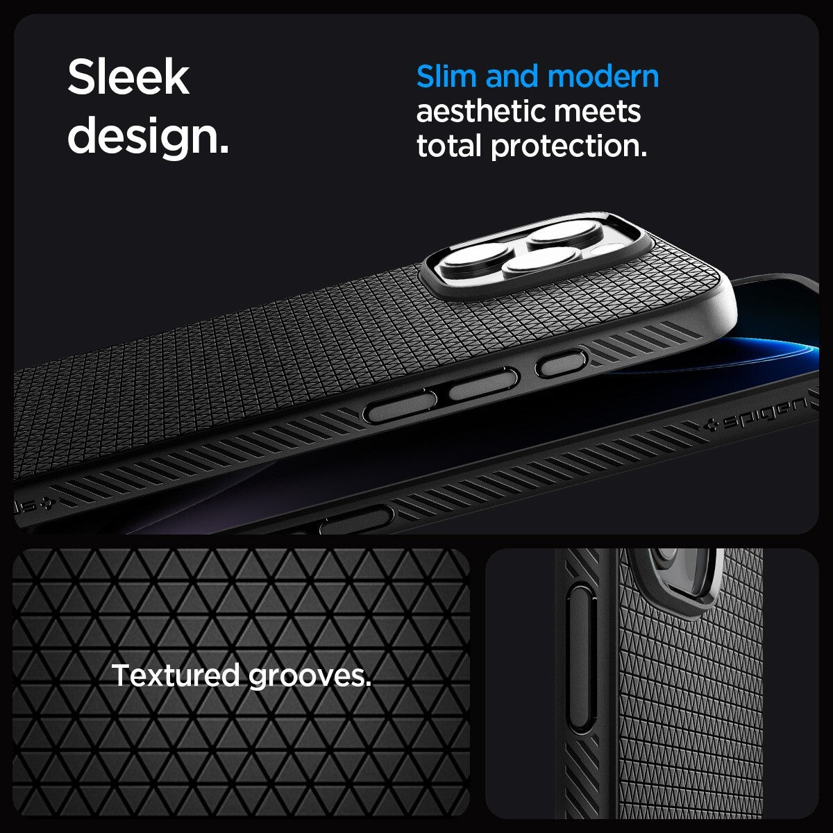Cover iPhone 16 Pro Max | Spigen Liquid Air T (Mag Fit + Camera Control)