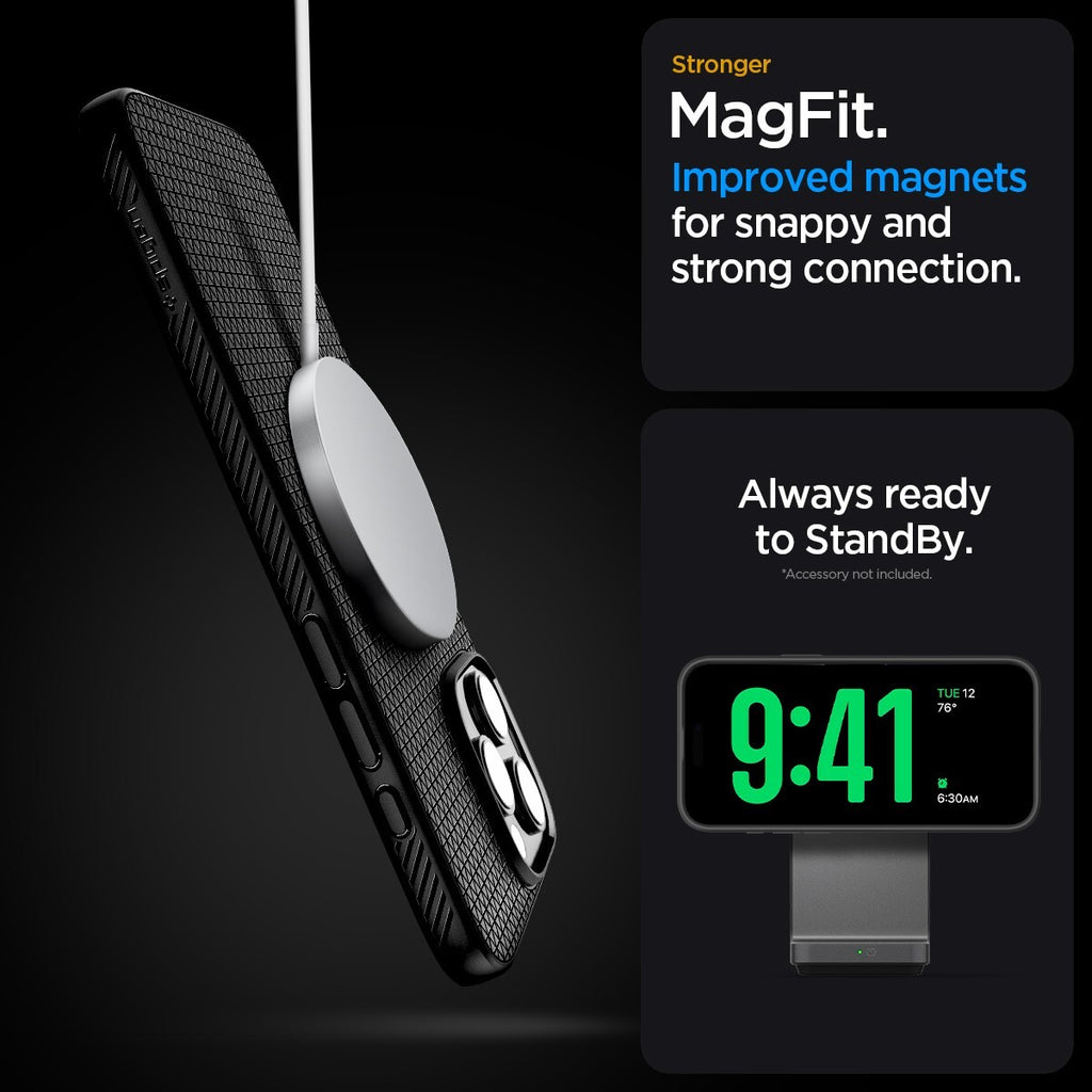 Cover iPhone 16 Pro Max | Spigen Liquid Air T (Mag Fit + Camera Control)